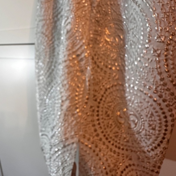 Kay Unger Cocktail Dress with Bolero Jacket formal rose taupe; Women size US 4 - Picture 7 of 15